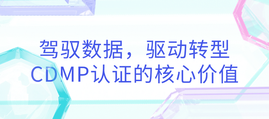 CDMP认证：掌握数据管理核心，驱动企业数字化转型