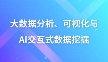 大数据分析、可视化与AI交互式数据挖掘